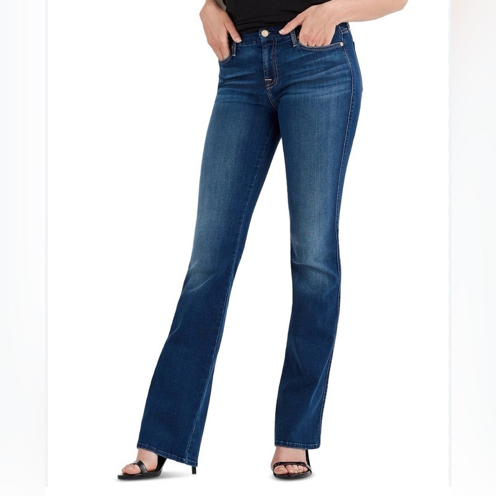 7 For All Mankind Dark Wash Kimmie Mid Rise Bootcut Flare Jeans Size 24